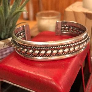 Beautiful Sterling silver cuff bracelet!
